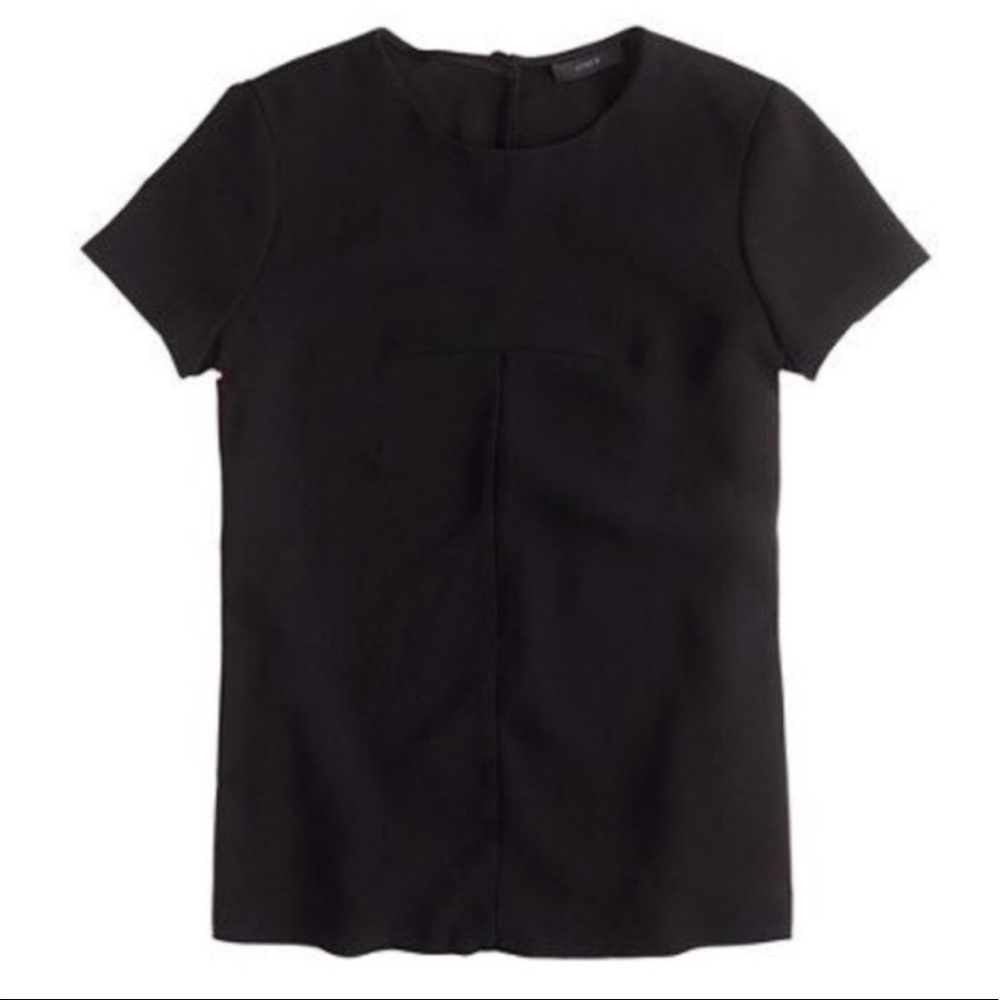 J.Crew Crepe Short Sleeve Top
